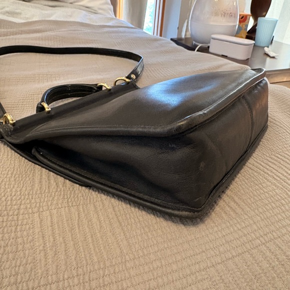 Coach Willis bag black leather vintage - Picture 9 of 13